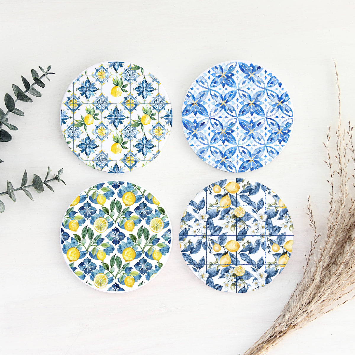 Mediterranean Lemon Coaster