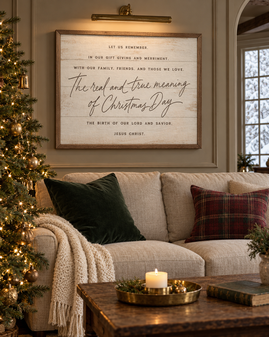 Meaning Of Christmas| Christmas Wall Decor