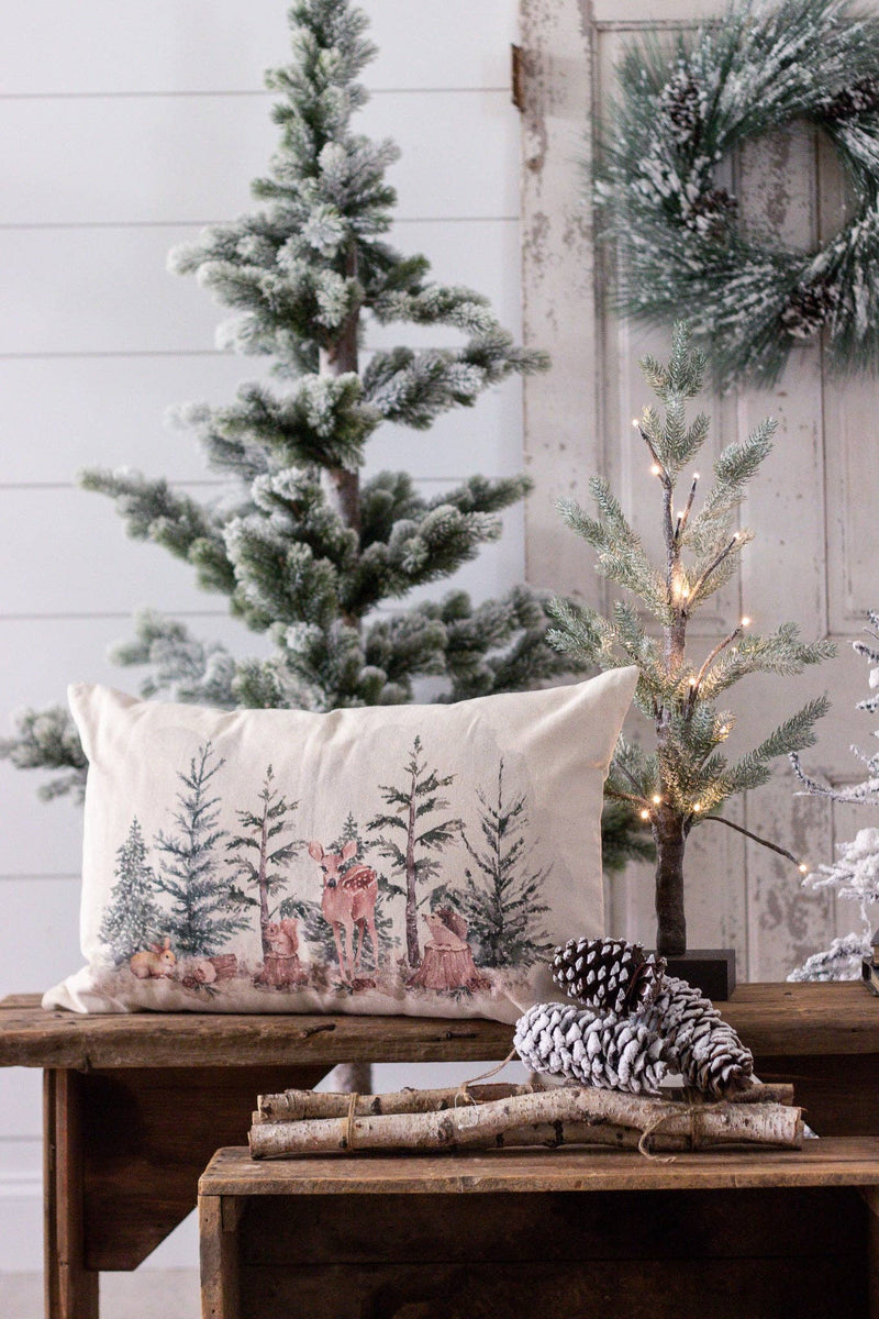 Winter Forest Lumbar Pillow