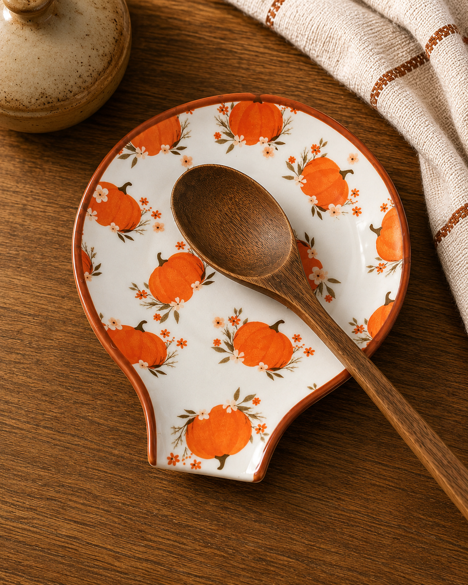 Pumpkin Pattern Spoon Rest