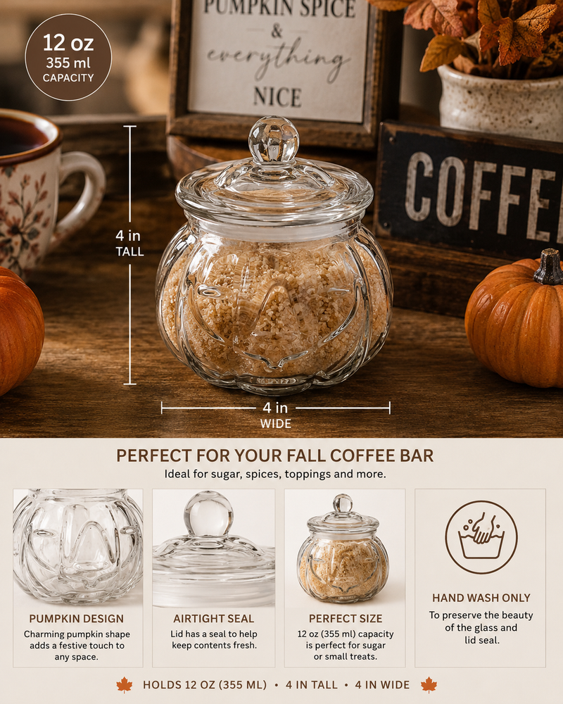 Pumpkin Jar | Glass