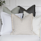 Ivory Fringe Pillow Cover