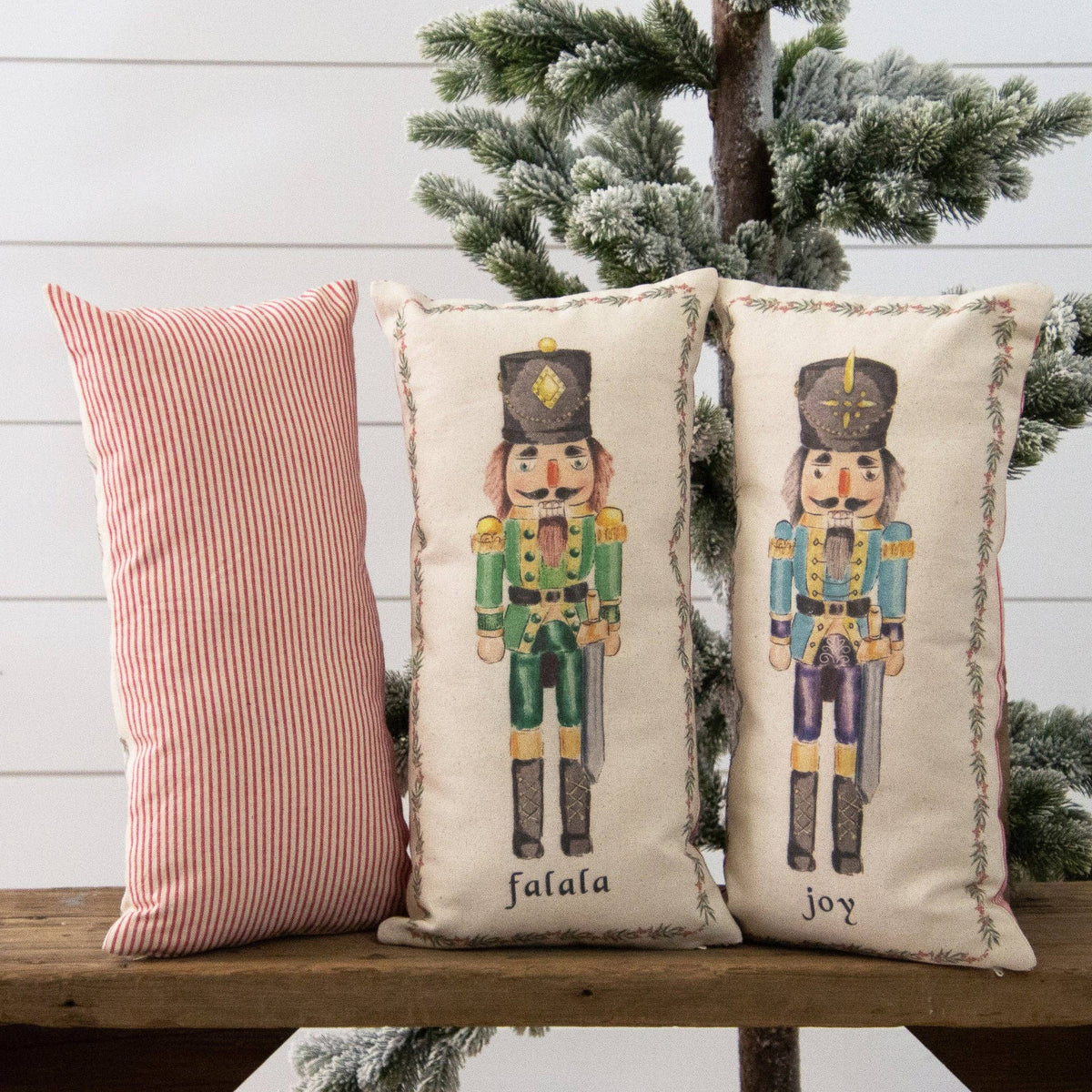 Christmas Nutcracker Pillows - Set of 3