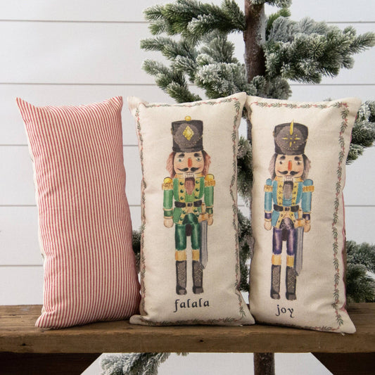 Christmas Nutcracker Pillows - Set of 3
