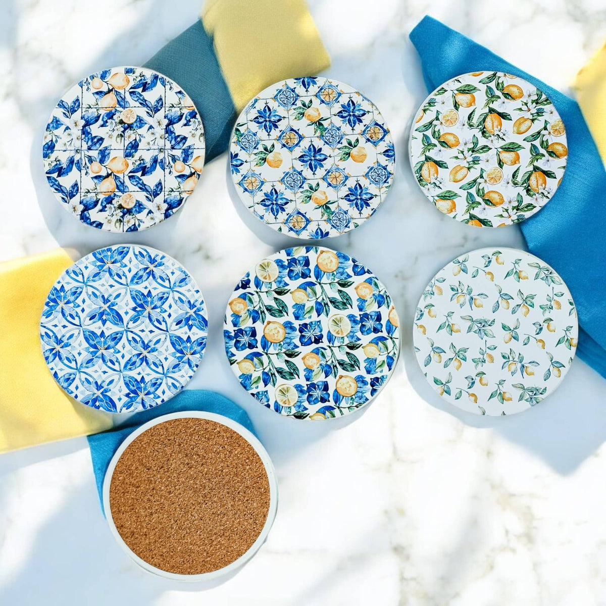 Mediterranean Lemon Coaster