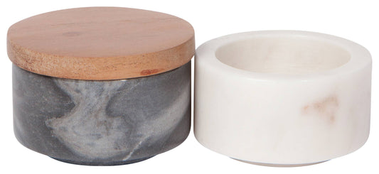 Marble Salt & Pepper Cellar