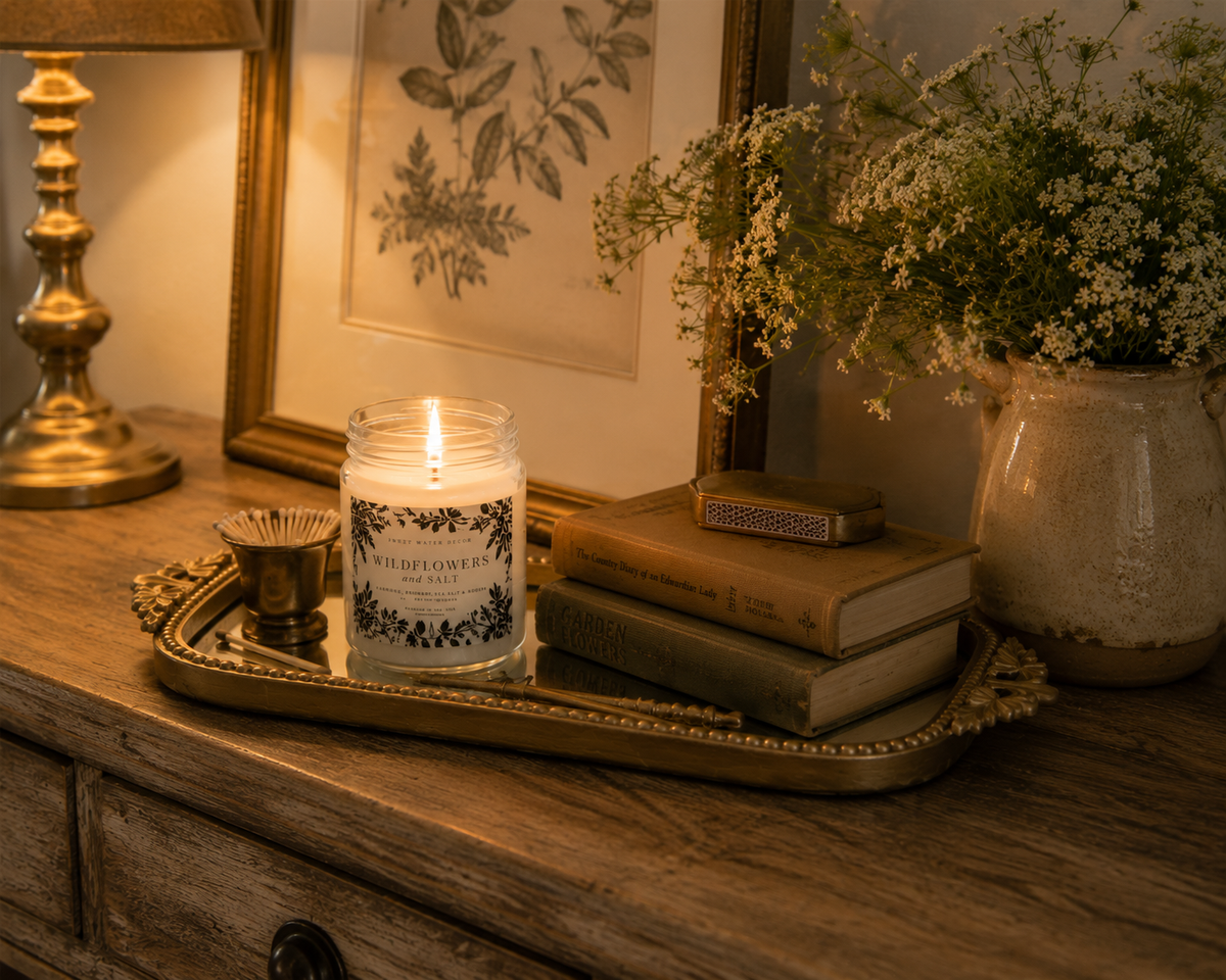 Antique Mirror Tray