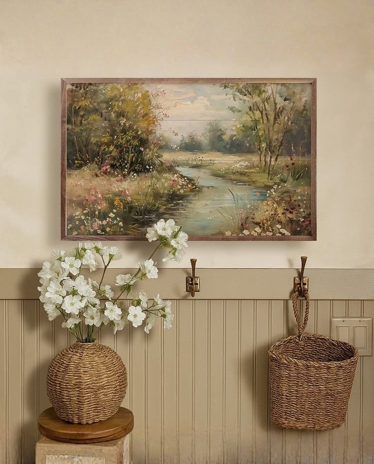 Spring Stream Nature Wall Art