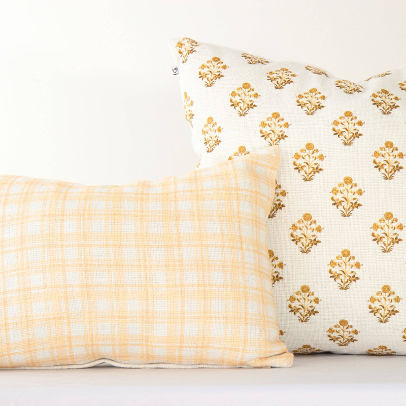 Freya Plaid Lumbar Pillow Cover