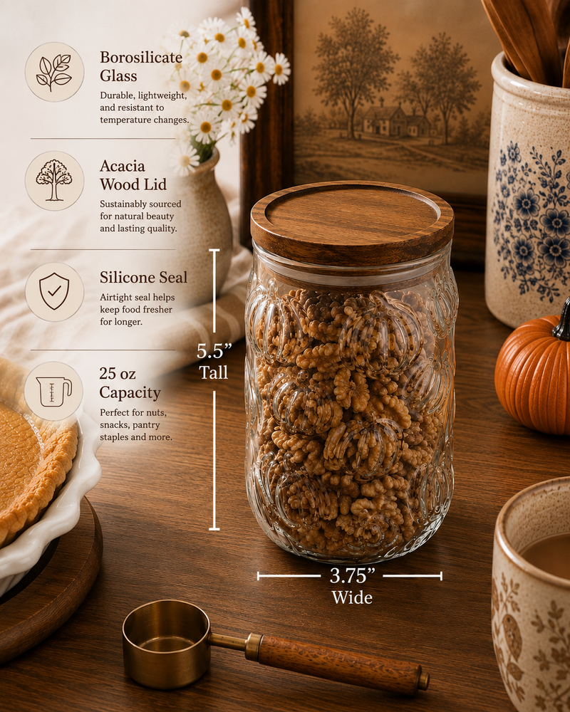 Pumpkin Canister | Glass