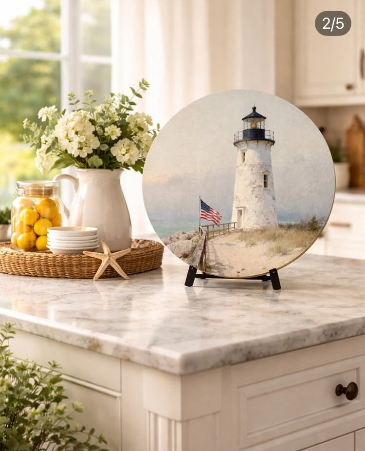 Coastal Lighthouse Nautical Wall Art