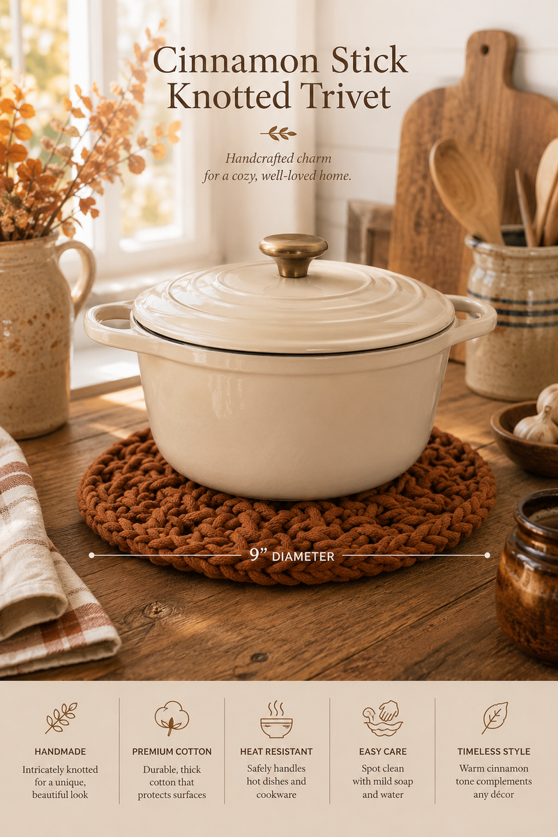 Cinnamon Stick Knotted Trivet