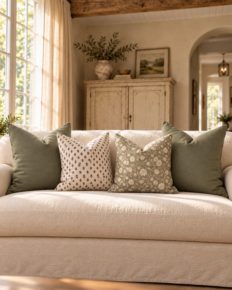 Alma Pillow Combination | Set of Four Pillow Covers