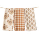 Amber Block Print Tea Towels