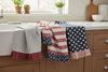 Americana Patriotic Farmhouse Tea Towels Set