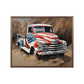 American Flag Truck In Field