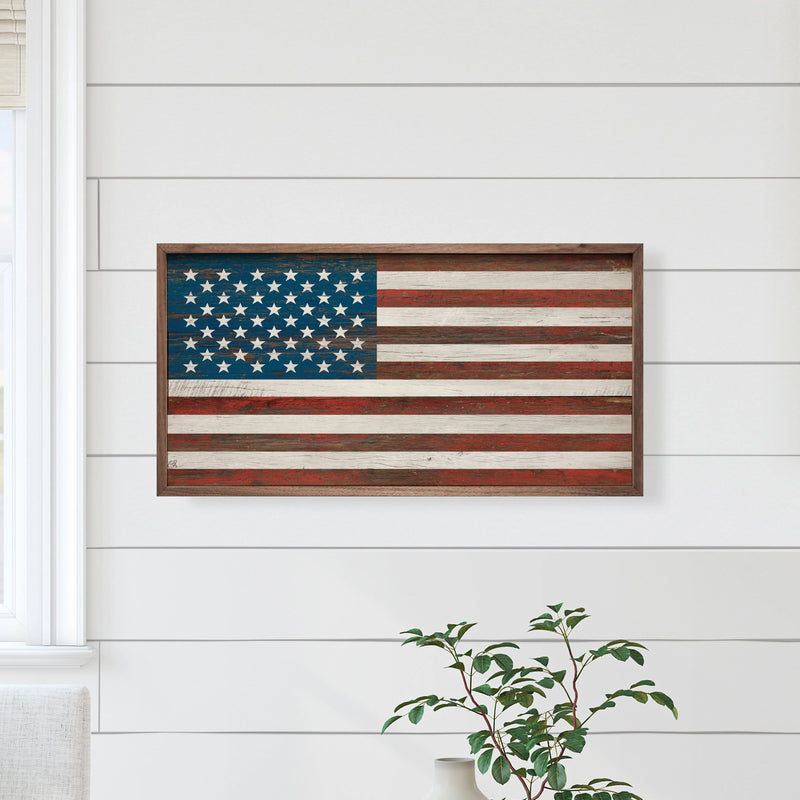 American Flag Whitewash