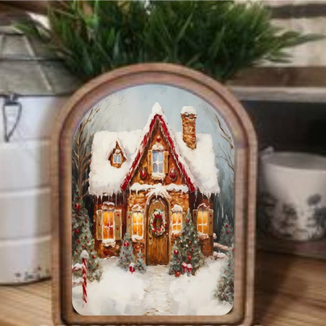 Gingerbread House Mini Sign