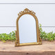 Arched Gold Leaf Tabletop Mirror