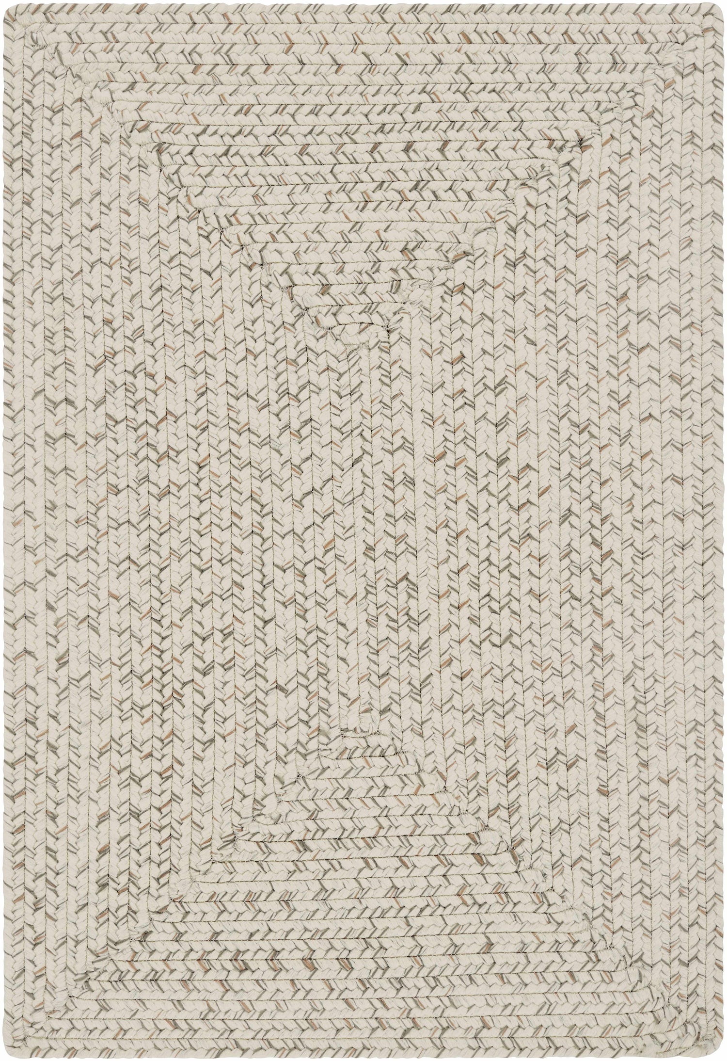 Beige Braided Faux Jute Outdoor Rug