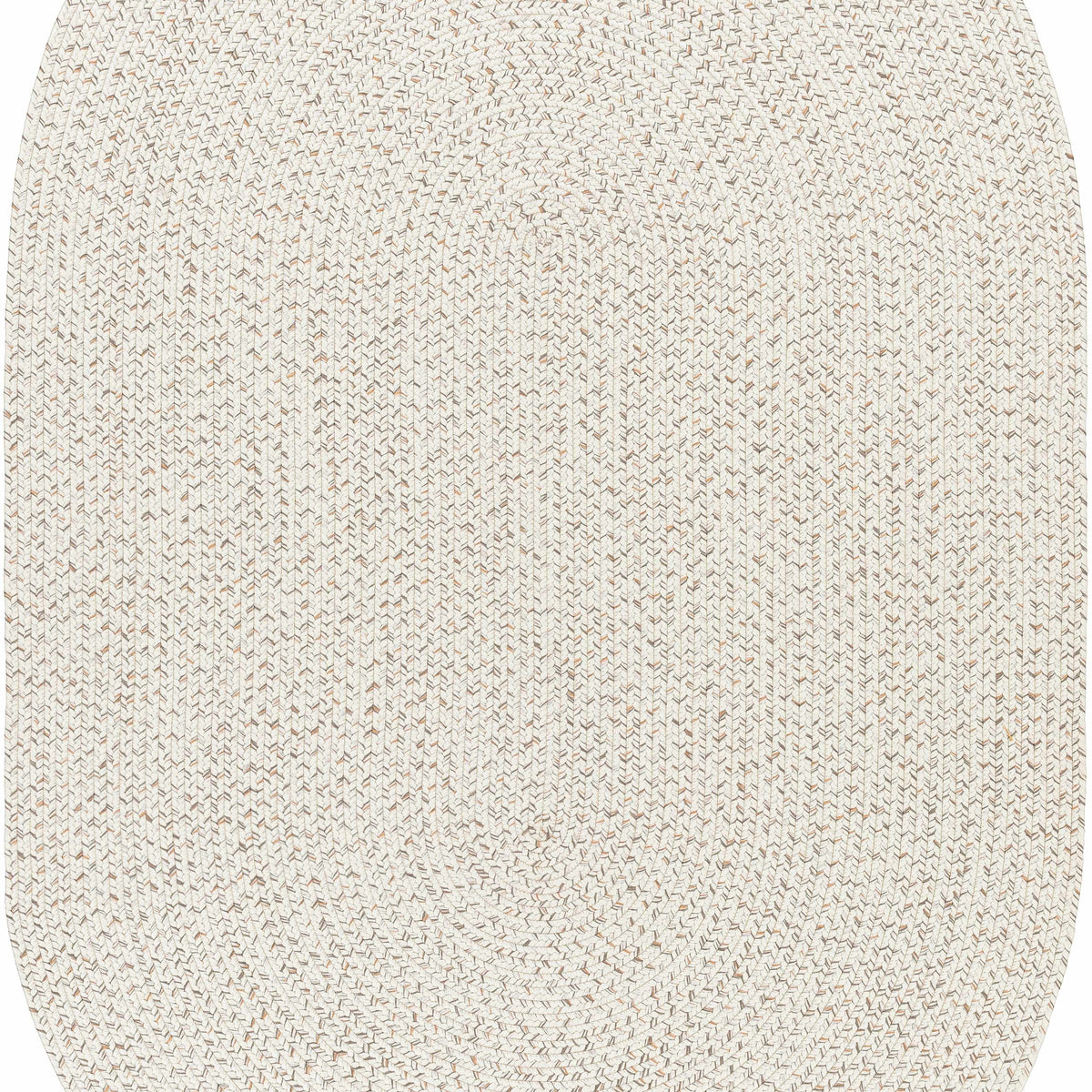 Beige Braided Faux Jute Outdoor Rug