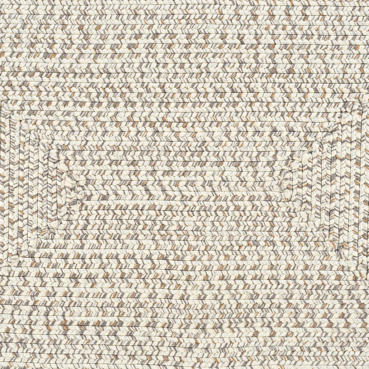 Beige Braided Faux Jute Outdoor Rug