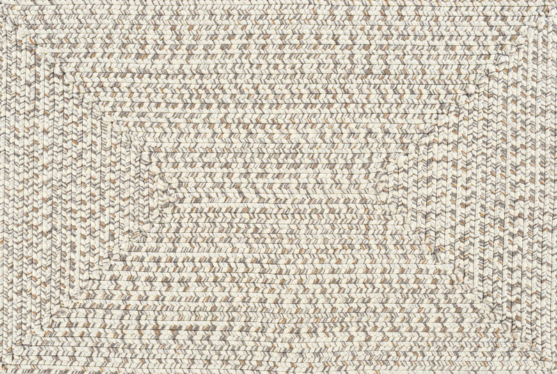 Beige Braided Faux Jute Outdoor Rug