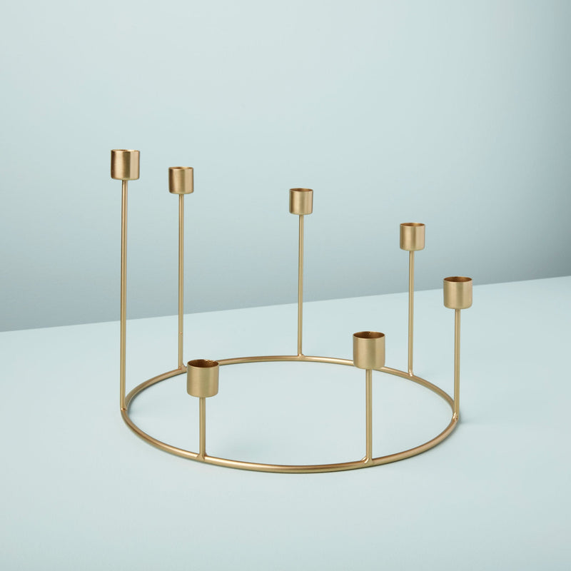 Kent Gold Candlestick Wreath | Large