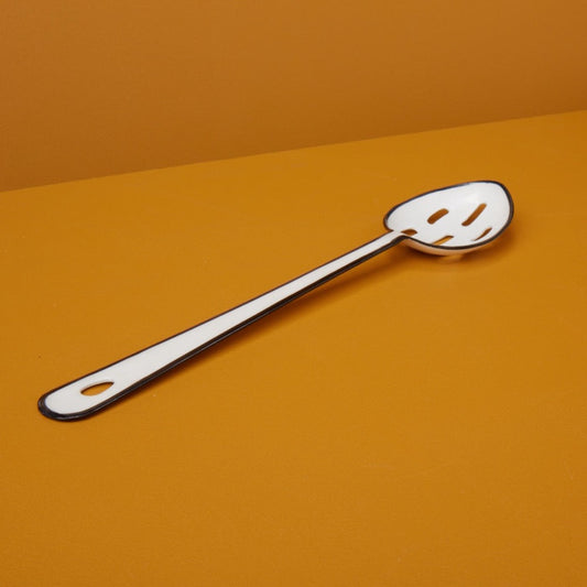 Harlow Slotted Spoon | White