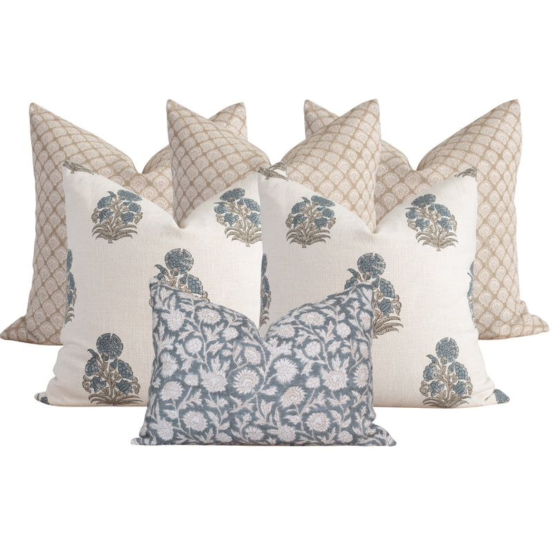 Belleview Bedroom Pillow Collection | Set of Six Pillow Covers