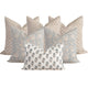 Seabrook Bedroom Pillow Combination | Set of Six Pillow Covers