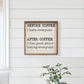 Before And After Coffee Sign