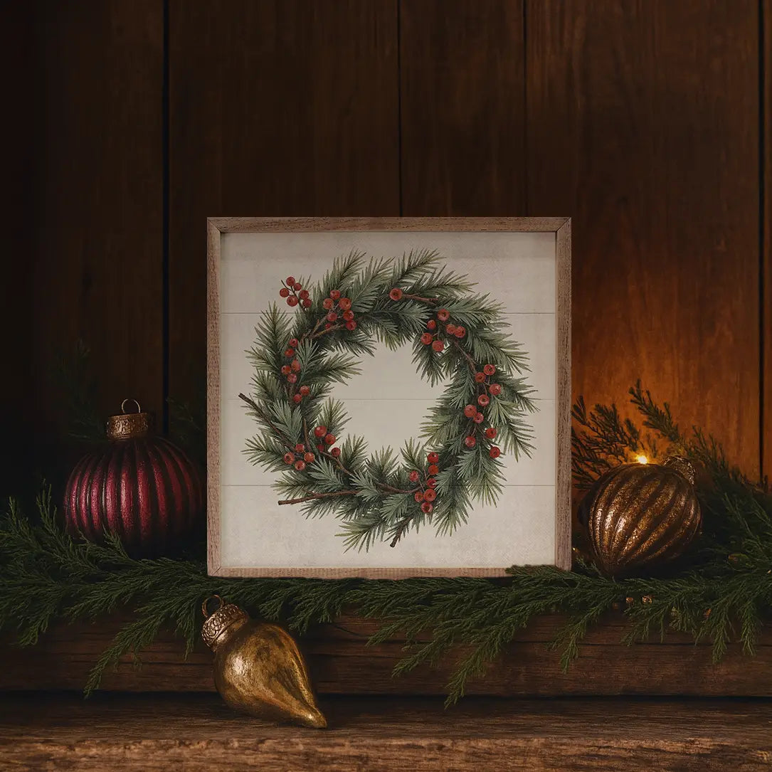Berry Pine Wreath