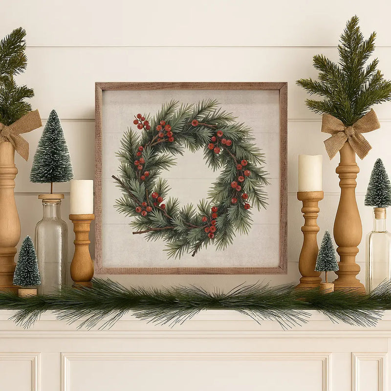 Berry Pine Wreath