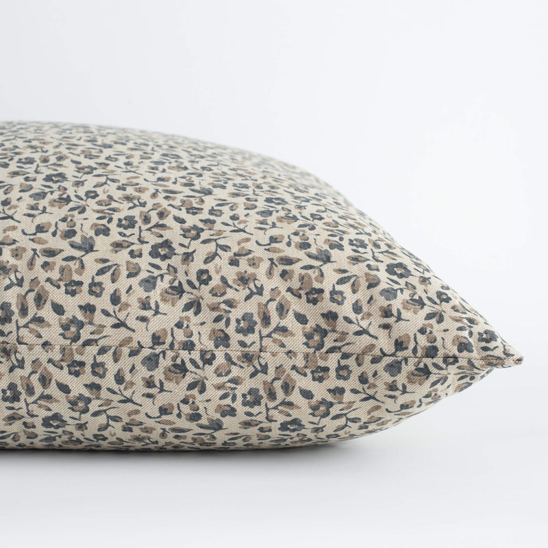 Adeline Blue Floral Pillow Cover