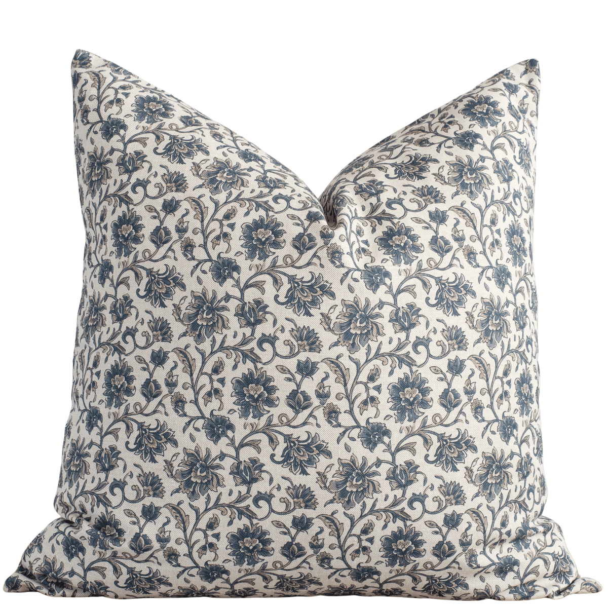 Celine Blue Floral Pillow Cover