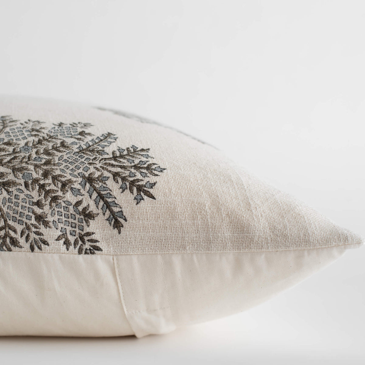 Vanya Floral Block Printed Pillow Cover