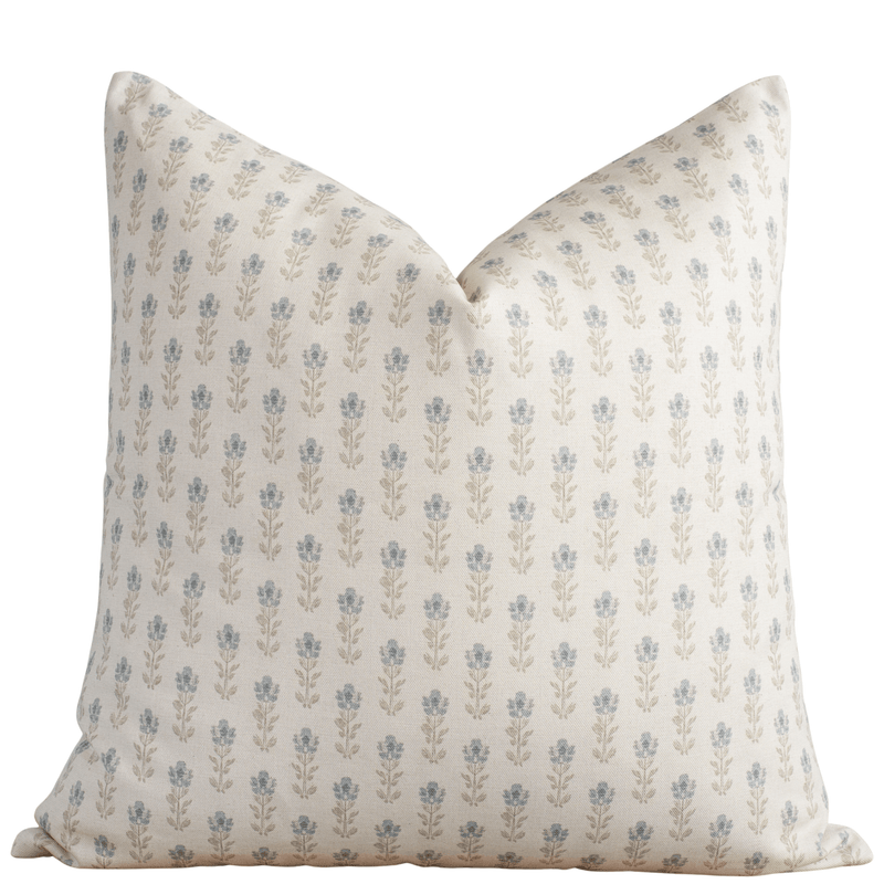 Stella Blue Floral Pillow Cover