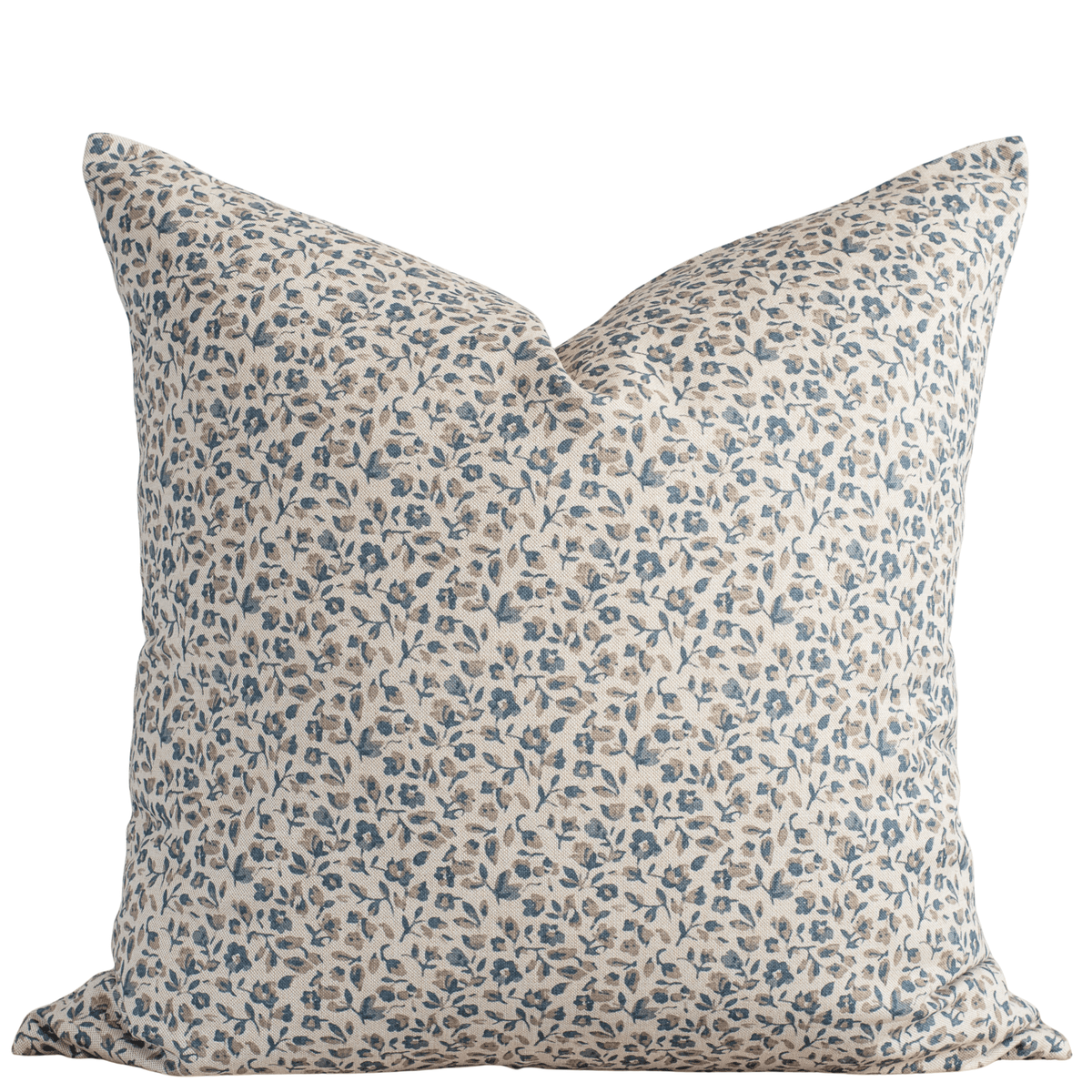 Adeline Blue Floral Pillow Cover