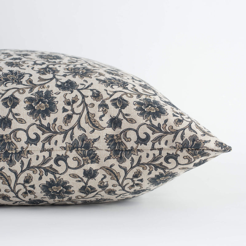 Celine Blue Floral Pillow Cover