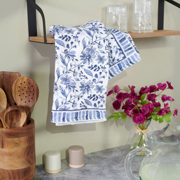 Blue Florals Kitchen Towel