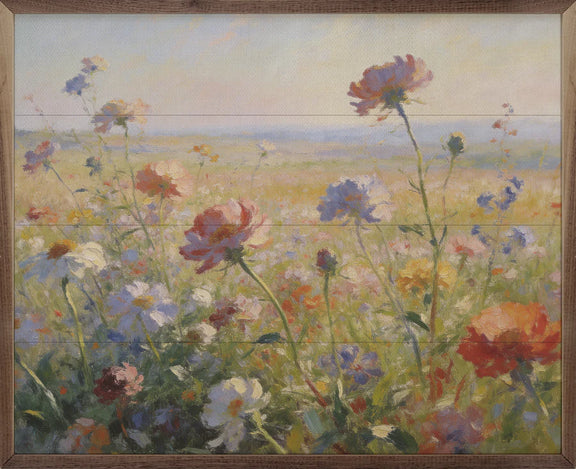 rustic floral cottage wall art