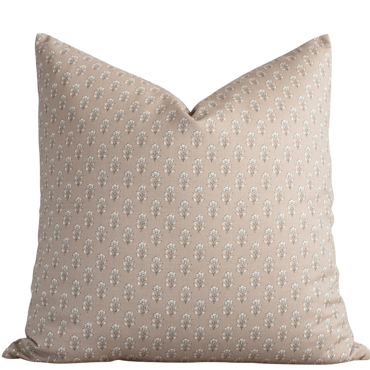 Simone Brown Floral Pillow Cover