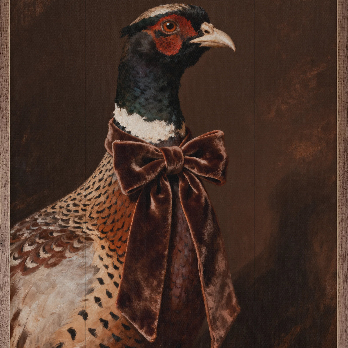 Velvet Bow Pheasant Wall Art