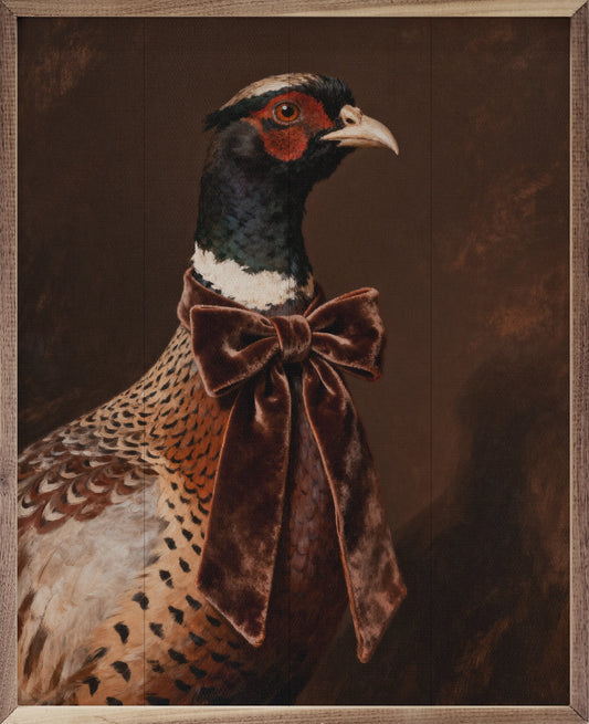 Velvet Bow Pheasant Wall Art