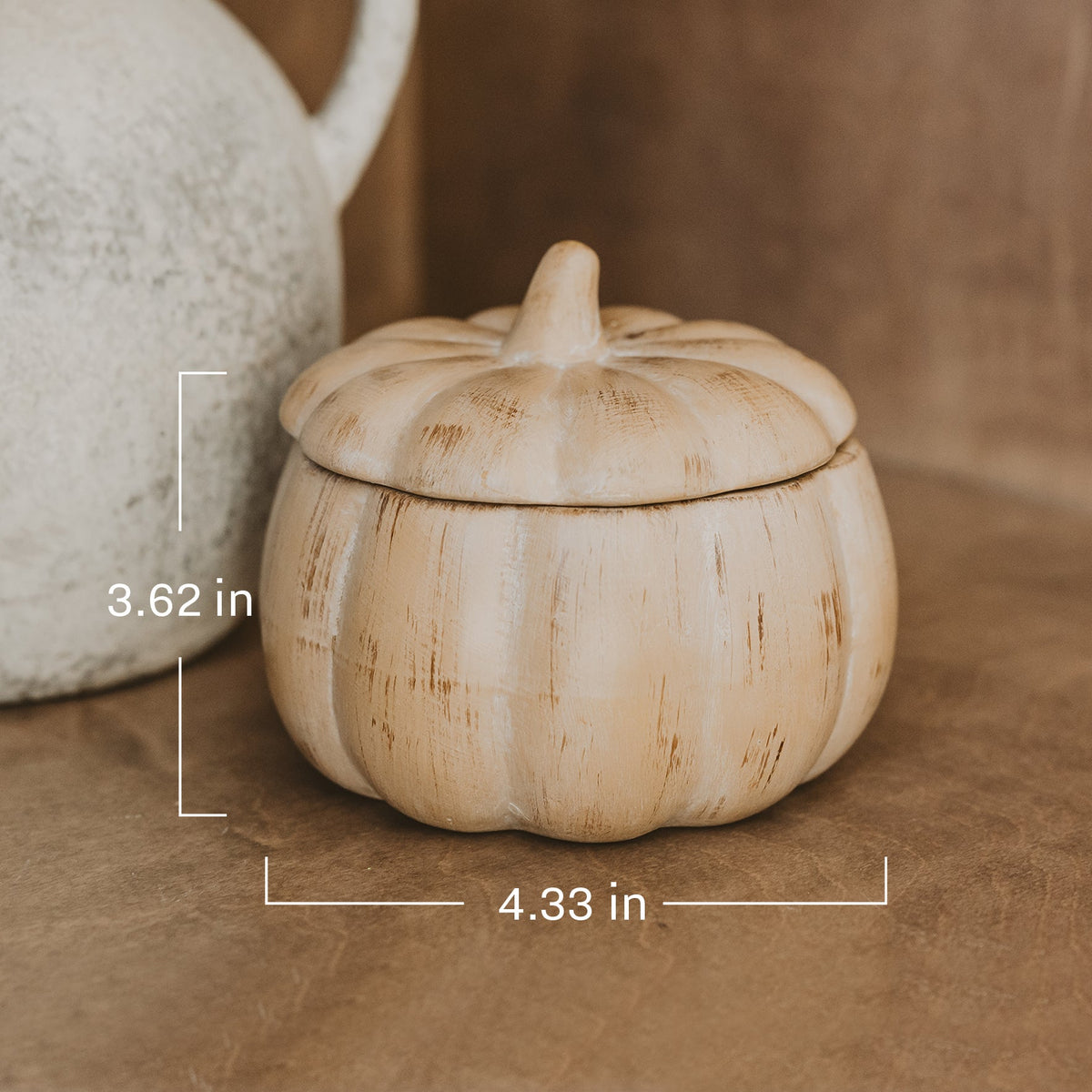 Pumpkin Spice Soy Candle - Ceramic Pumpkin Jar