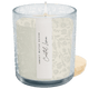 Coastal Lemon Blue Floral Candle