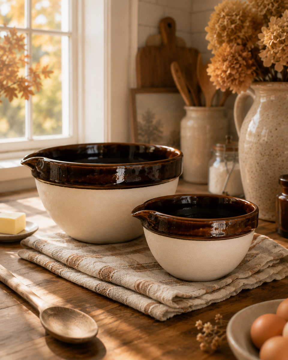 Heritage Stoneware Large Bowl
