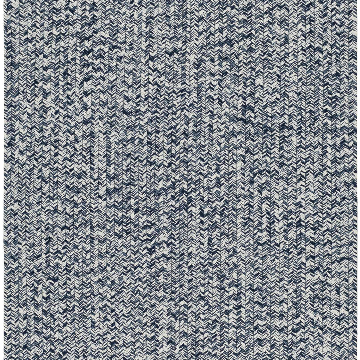 Blue Braided Faux Jute Outdoor Rug