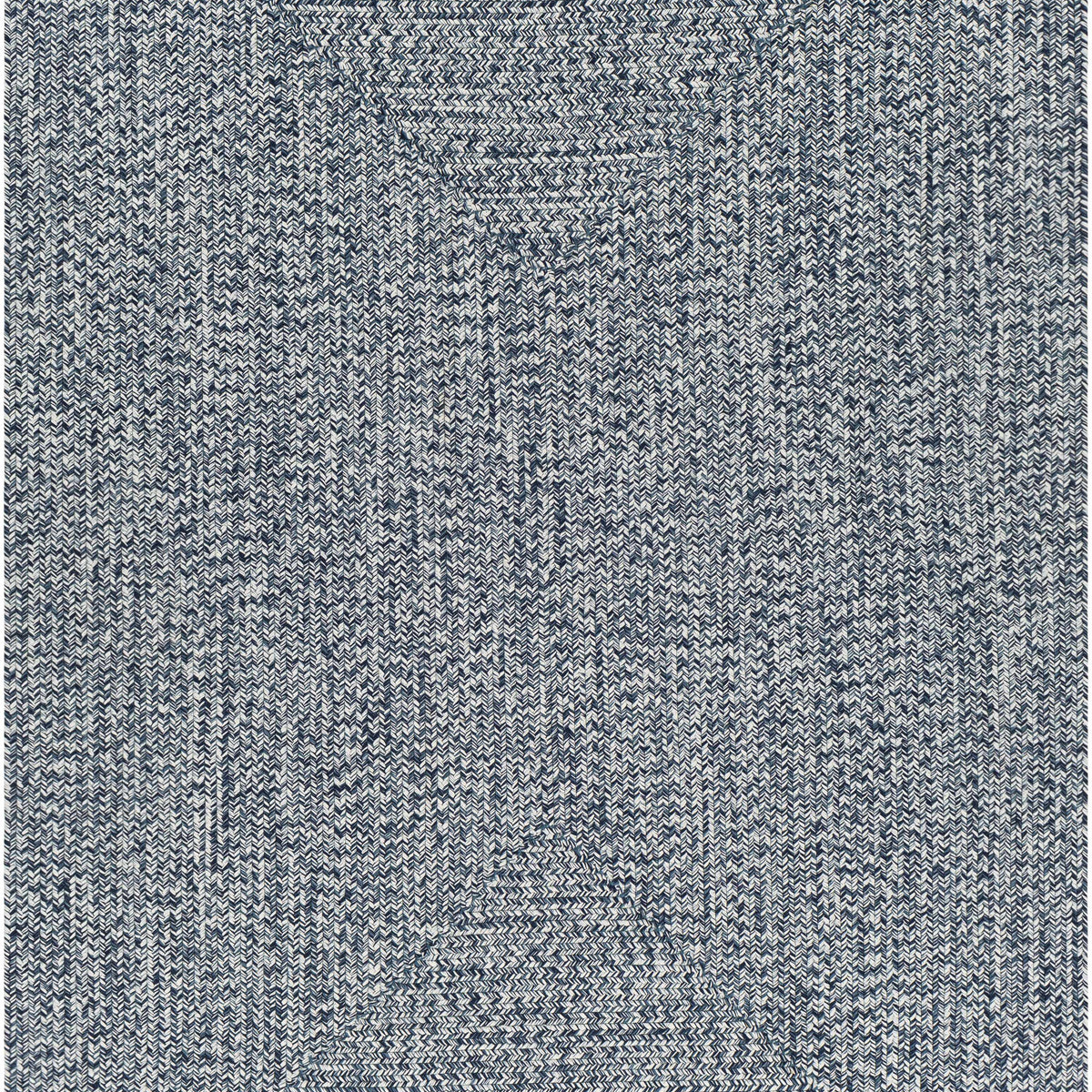 Blue Braided Faux Jute Outdoor Rug